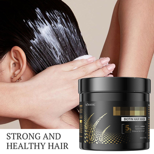 KORMESIC Marque Privée OEM 250g Masque Capillaire Bio à la Biotine Éclaircissant et Favorisant la Croissance, Réparateur, Apaisant, Anti-Pelliculaire, Soin Capillaire Professionnel - Product Image 3