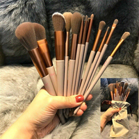 Ensemble de pinceaux de maquillage, 13 pièces/lot, fond de teint, poudre cosmétique, blush, mélange beauté, outil de maquillage