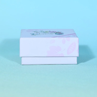 Boîte d'emballage rigide transparente avec logo personnalisé, résistante à l'eau, pour petites entreprises, idéale pour cosmétiques, savons, bougies, aliments, cupcakes, cadeaux et expéditions