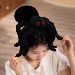 <span class=keywords><strong>Jouet</strong></span> animal en peluche fausse araignée noire vente de gros - Product Image 5