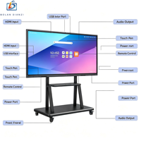 Tableau blanc interactif LCD 4K de 75 pouces haut de gamme avec haute précision pour les entreprises, l'enseignement et les conférences