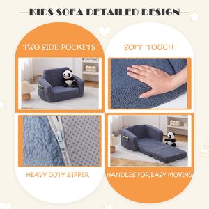 <span class=keywords><strong>Canapé</strong></span>-<span class=keywords><strong>lit</strong></span> pliable moderne de luxe pour chambre à coucher, convertible pour enfants, en mousse haute densité, simple et doux, pour bébé - Product Image 2