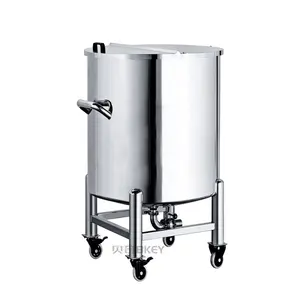 Food Grade 50-10000L Single Layer Open Top Movable Stainless Steel Water Tank Price