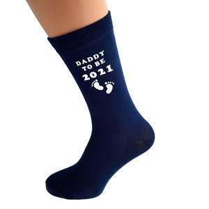 Personalised Your Text Here Anti-Bacterial Letter Pattern Novelty <strong>Socks</strong> Dad Daddy <strong>Uncle</strong> Grandad Birthday Wedding Great Present - Product Image 6