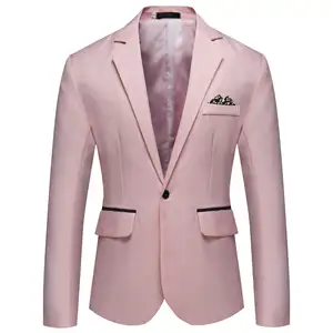 Costume de couleur unie pour homme, costume d'affaires grande taille, nouvelle mode, vente en gros, 2023