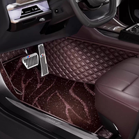 Alfombrillas de Coche de Cuero Impermeables Antideslizantes, Hechas a Medida para Ranger Elantra, Juego de 3 Piezas de Cobertura Total para una Fácil Limpieza del Interior del Coche