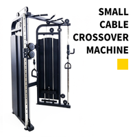 Machine de musculation à double poulie avec cadre en acier pour centre de fitness et équipement de sport