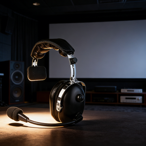 Casque professionnel pour cinéastes avec réduction passive du bruit et prise en charge de la communication <span class=keywords><strong>radio</strong></span>. - Product Image 4