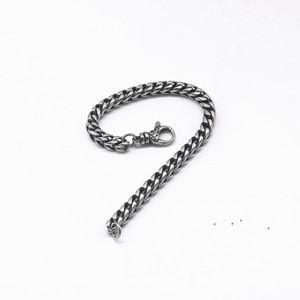 yunnique Stylish <b>Titanium</b> Steel Motorcycle Bracelet Geometric <b>Chain</b> Unisex Gift Jewelry - Product Image 2