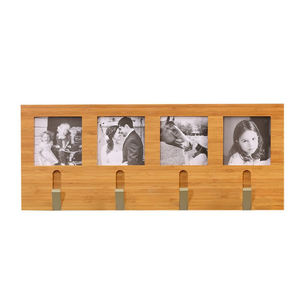 Crochet mural multifonctionnel créatif en bambou pour porte, design touche de piano, taille personnalisée, tolérance de précision, pour salon - Product Image 3