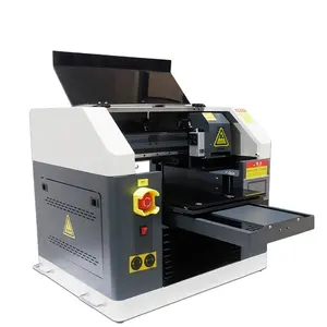 Impresora UV de tamaño A3, máquina de impresión de tamaño A3, impresora pequeña de inyección de tinta UV A3