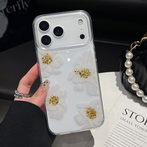 Funda Elegante con Diseño Floral para iPhone 17, Transparente con Pegamento, para iPhone 15, 16, 17 Pro Max - Product Image 6