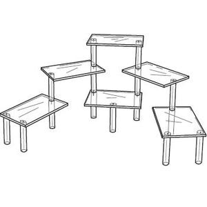 Plateau de présentation en acrylique transparent, support clair pour la photographie, les ornements et les arrière-plans - Product Image 4