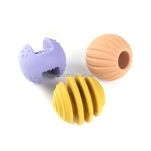3pcs in One Bag Interactive Dog Balls New Pet Gifts Durable Dog Chew Toy for Agressive Chewers - Product Image 1