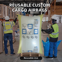 Sac gonflable de calage en papier kraft réutilisable sur mesure OEM, 2 psi, pour la protection des espaces vides des conteneurs maritimes