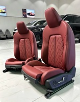 Maßgefertigtes Leder-Elektrositz-Upgrade für Audi Luxuriöse Gesteppte Innenausstattung Verstellbare Performance-Sitze
