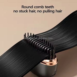 Peine Alisador Portátil de Bolsillo, Mini Plancha de Pelo Inalámbrica, Peine Eléctrico Calentamiento Rápido para Barba, Fácil de Transportar - Product Image 6