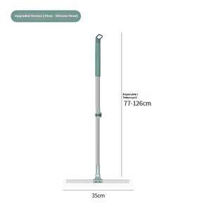 <span class=keywords><strong>Balai</strong></span> d'<span class=keywords><strong>essuie</strong></span>-glace magique en silicone à poils doux pour la salle de bain, tête en plastique - Product Image 6
