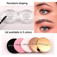 Cire coiffante transparente pour sourcils à marque privée, gel fixant pour sourcils sans eau, végétalien, logo personnalisé, cosmétiques en gros