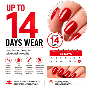 Esmalte de Uñas Profesional de Alta Calidad, Muestra Gratuita, Natural, Bajo Olor, Secado al Aire, Larga Duración, a Base de Aceite, Regular - Product Image 2