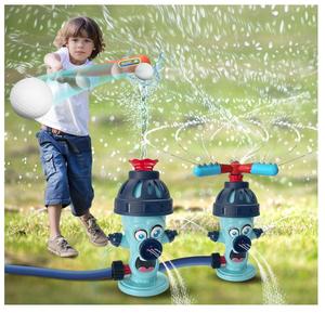 Juguete de Riego de Plástico para Exteriores 2 en 1, Aspersor de Agua con Forma de Béisbol, Juego de Agua de Verano, Rotación de 360 Grados, para Jardín, Césped, Fiestas - Product Image 1
