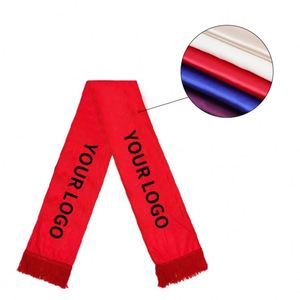 Bufandas de Satén al por Mayor para Fanáticos del Fútbol, Bufandas Deportivas para Clubes Deportivos con Logotipo Personalizado - Product Image 1