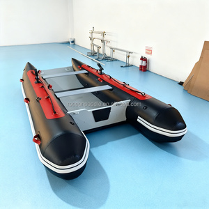 Catamaran gonflable à prix direct usine, 330-430 cm, avec plancher pneumatique, pliable, mini bateau pour la pêche et la plongée - Product Image 2