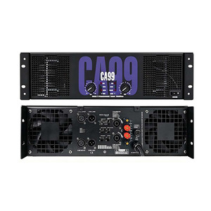 CA99 3U High power 2-channel 2500W*2 professional audio power amplifier for sound system performance venues - Product Image 1
