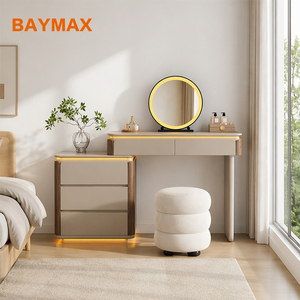 <span class=keywords><strong>Commode</strong></span> de maquillage de luxe en contreplaqué <span class=keywords><strong>laqué</strong></span>, meuble de dressing - Product Image 3