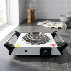 Estufa eléctrica de 1000W con control de calentamiento rápido por perilla y enchufe OEM - Product Image 1