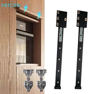 Glissières à roulettes robustes FATERSI à montage inférieur avec fermeture amortie <span class=keywords><strong>pour</strong></span> vitrines de luxe et présentoirs de magasin - Product Image 1