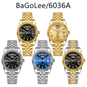 Reloj de Cuarzo Luminoso para Hombre, Estilo Ejecutivo, 35 mm, Correa de Acero Inoxidable, Caja de Aleación, Esfera con Indicadores, Doble Calendario - Product Image 6