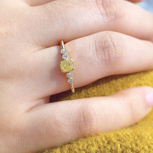 Anillo Cuadrado Geométrico de Cobre, Clásico y Elegante, Joyería Moderna para Mujer, Uso Diario - Product Image 5