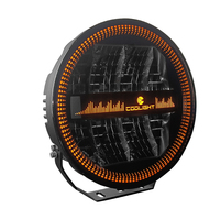 Feux de conduite auxiliaires LED 240W 9 pouces blancs et ambre ou RGB dynamiques, feux de position pour camions et voitures, accessoires pour VOLVO Scania Man DAF