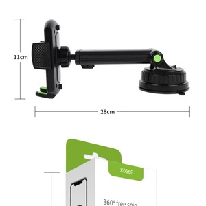 Soporte Universal para Teléfono de Coche, Extensible, con Montaje en Rejilla de Ventilación, Rotación de 360 Grados, Material Plástico para el Tablero - Product Image 2