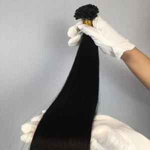 Meilleures ventes Extensions de cheveux russes à double trame, pointes I, U, K, en kératine, 100% cheveux russes de qualité supérieure, extensions de cheveux de luxe - Product Image 5