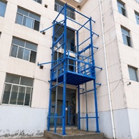Plataforma Elevadora Hidráulica de Carga Pesada para Almacenes, Elevador de Mercancías, Plataforma de Elevación de Carga