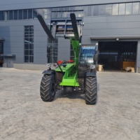 Chariot élévateur diesel télescopique 7m de levage avec vue à 360° pour entrepôt, chariot élévateur télescopique, chargeuse sur pneus