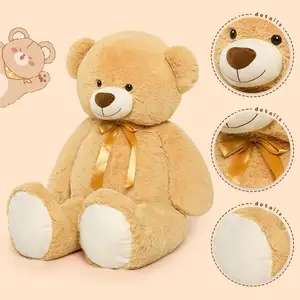 Kostenloser Versand 100cm Ungefüllte Teddybär Skins Großhandel Big Size Stofftier Teddybär Haut Plüsch