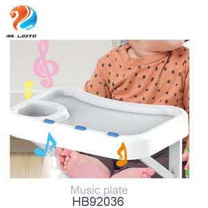 Chaise pliante portable pour bébé 3 en 1 Chaise haute <span class=keywords><strong>de</strong></span> <span class=keywords><strong>voyage</strong></span> avec harnais pour le dîner et le déjeuner Chaise d'alimentation avec boîte <span class=keywords><strong>de</strong></span> rangement - Product Image 3