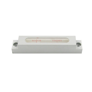 Nivel de burbuja metálico HACCURY de 100x19x19mm, grado industrial, con vial para medición de precisión - Product Image 5