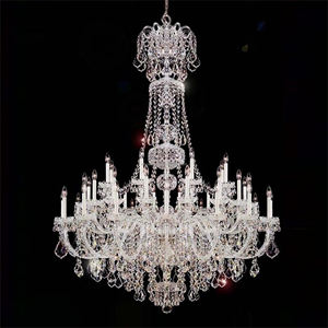 Offre Spéciale De Luxe Salle De Mariage Haut Plafonnier Bougie Maria Theresa Escalier Grand K9 Lustre En Cristal - Product Image 1