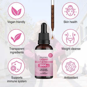 Oazvita oem העור הלבנת l-glutathione טיפה ליפוזומלית 2000 מ "ג עם ויטמין <span class=keywords><strong>C</strong></span> תוספת נוזל גלוטתיון - Product Image 4