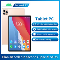 Tablette PC Android 10 OEM 10,1 pouces 64 Go MTK 3G Octa Core 1920x1200 Écran capacitif Éducative Nouvelle