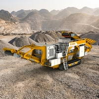 Concasseur mobile VSI sur chenilles pour la production de sable à partir de galets, marbre et quartz