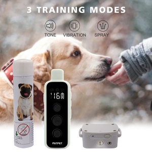 新しいスタイルの敏捷性犬の鎖のリモコンスプレーペットトレーニングカラー犬の樹皮防止カラー - Product Image 3