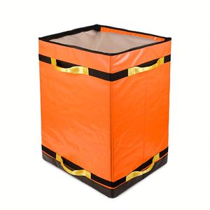 SANJIN Large Reusable PVC Leopard Pattern Insulated Folding Waterproof Food Use Courier Parcel Storage Bag - Product Image 1
