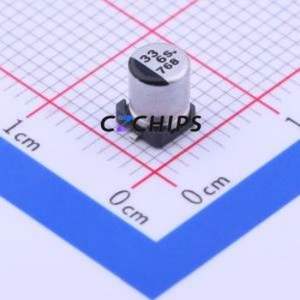 Condensador Electrolítico de Aluminio SMD EEE0JA330WR, D4xL5.4mm 33uF 20% 6.3V 22mA-120Hz - Product Image 1