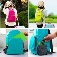Sac à dos pliable de voyage léger et imperméable en coton Oxford, personnalisable avec logo, à la mode et à prix abordable