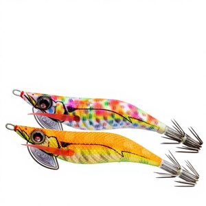 Señuelo de Pesca <span class=keywords><strong>YO</strong></span>-<span class=keywords><strong>ZURI</strong></span> Importado de Japón, Camarón de Madera Simulado Impreso, 2.5, 10g, Nado Inteligente con Anzuelo Luminoso para <span class=keywords><strong>Calamar</strong></span> - Product Image 2